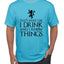 I Drink and I Know Things Tyrion GOT Black Pop Culture Men's T-Shirt