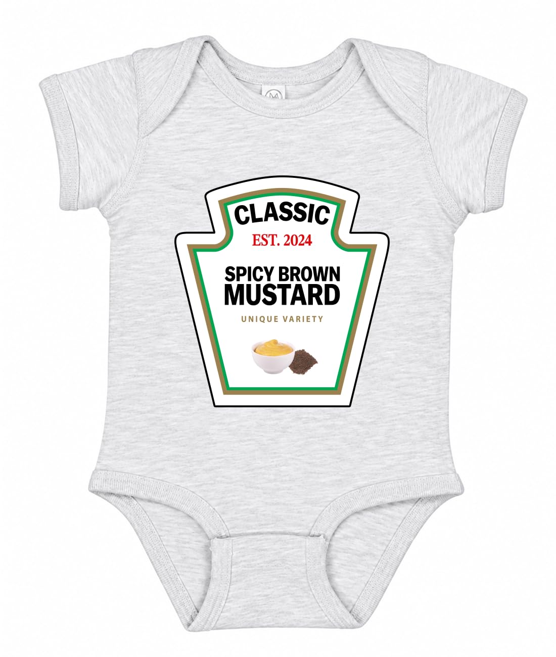 Condiment Baby Bodysuit for Boys & Girls