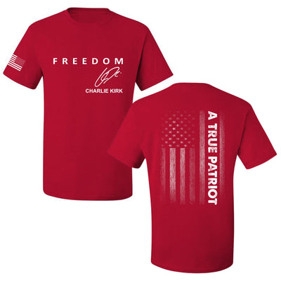 Freedom Cross, Christian Patriotic Men's T-shirt, Charlie Kirk Merch