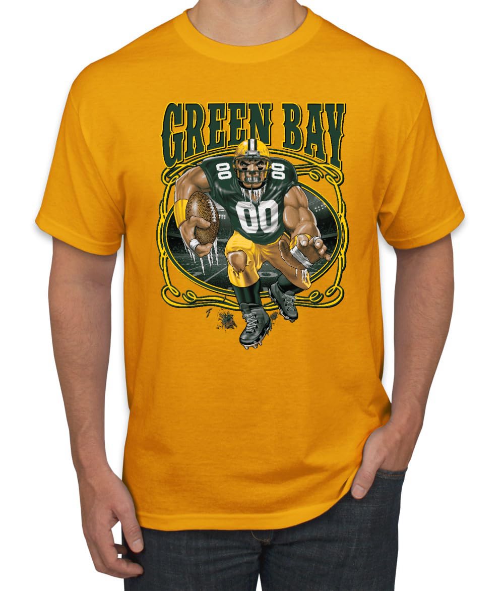 Green Bay Fan | GB Fantasy Football Sports Men's T-Shirt