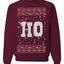 Where my Hos At Santa Ugly Christmas Sweater Unisex Crewneck Sweatshirt