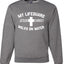 My Lifeguard Walks on Water Jesus Christ Bible Inspirational/Christian Unisex Crewneck Sweatshirt