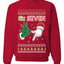 67 Meme Six Seven 6 7 Santa Hands Ugly Funny Unisex Crewneck Sweatshirt