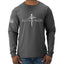 Redeemed Cross Jesus Christ Nails  Inspirational/Christian Mens Long Sleeve Shirt
