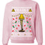 Fragile Leg Lamp Ugly Christmas Sweater Unisex Crewneck Graphic Sweatshirt