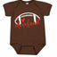 Football Fan Baby Bodysuit for Boys & Girls, Cute Infant Outfit, Newborn Gift