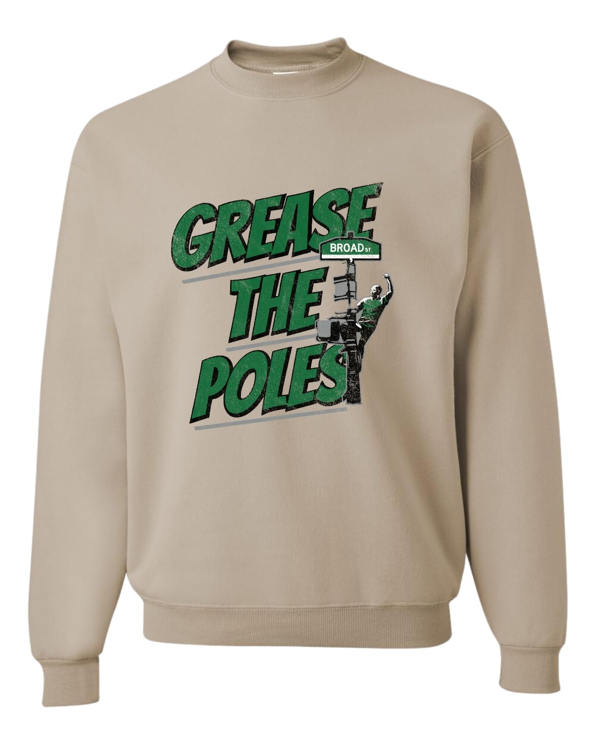 PHI Fantasy Football Sports Fan Pullover Soft Cotton Blend Graphic Unisex Crewneck Sweatshirt