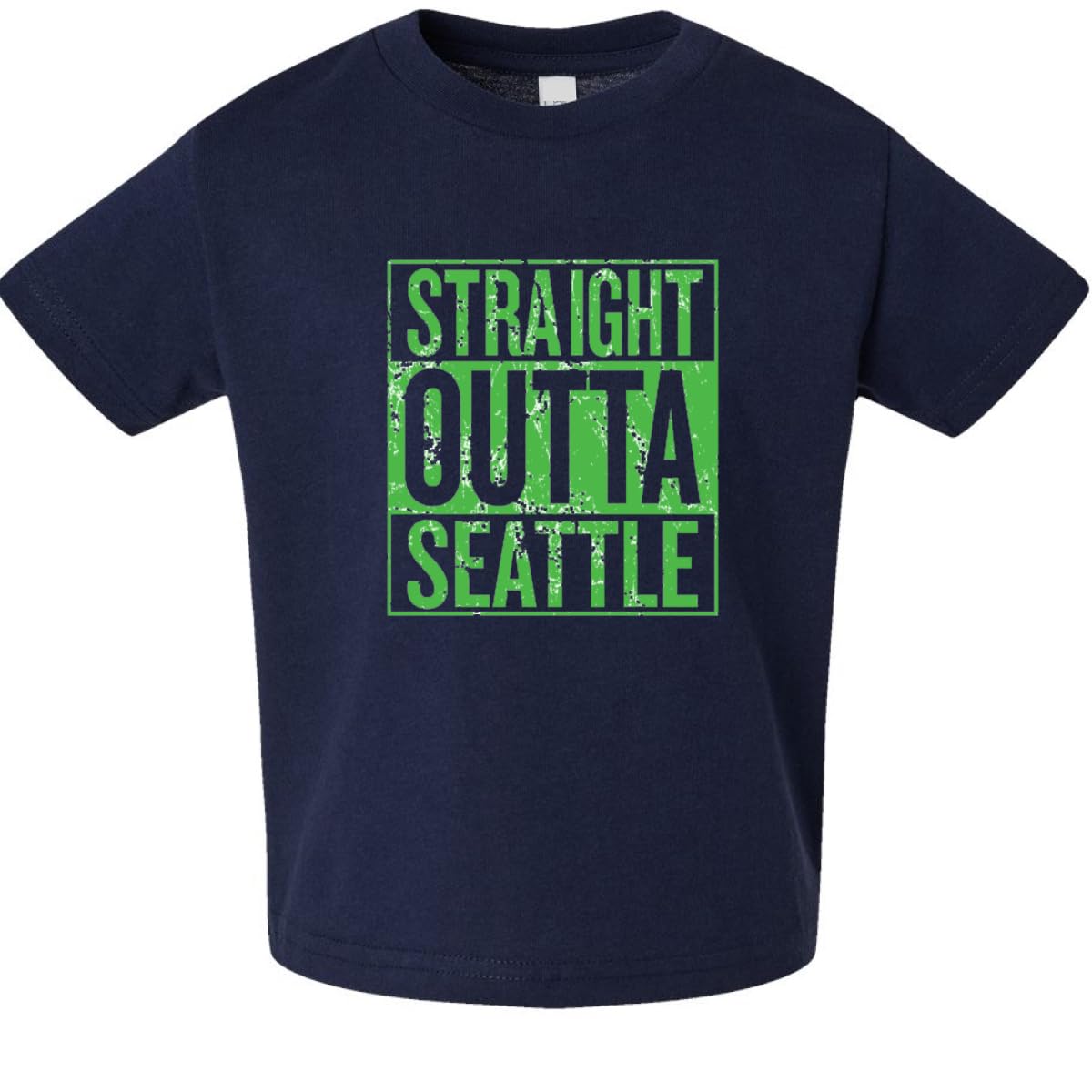 Seattle Fan | SEA Fantasy Football Sports Toddler Crew Graphic T-Shirt