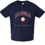 American Baseball Fan Vintage Distressed Field Sports Toddler Crew Graphic T-Shirt
