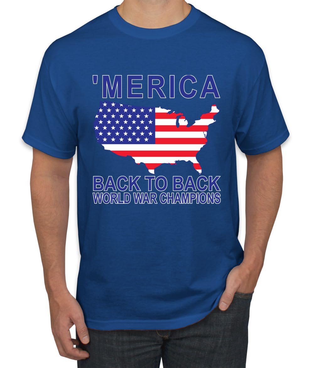 Back to Back World War Champs Pro USA American Pride Men's T-Shirt