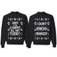 Why is The Carpet All Wet Todd Margo Ugly Christmas Matching Couples Unisex Crewneck Sweatshirt