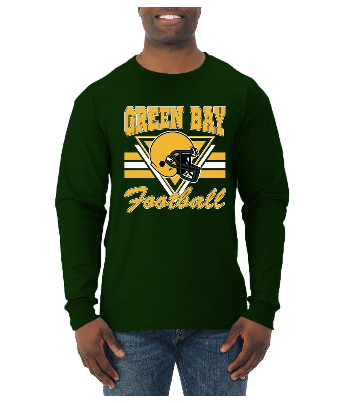 Green Bay Fan | GB Fantasy Football Sports Mens Long Sleeve Shirt