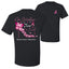 Breast Cancer Awareness Faith Pink Ribbon Sunflower Front and Back Unisex T-Shirt