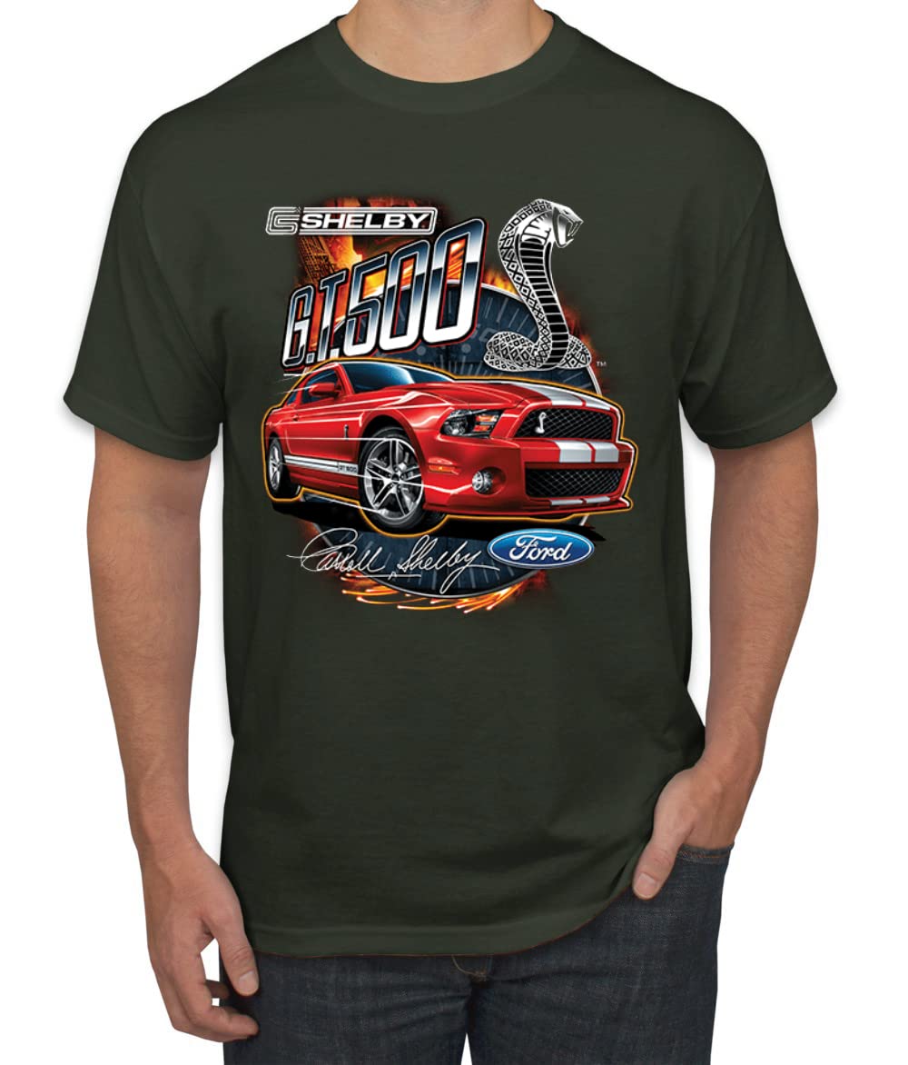 Shelby GT500 Cobra Official Ford Motors Design Cars and Trucks Men's Graphic T-Shirt