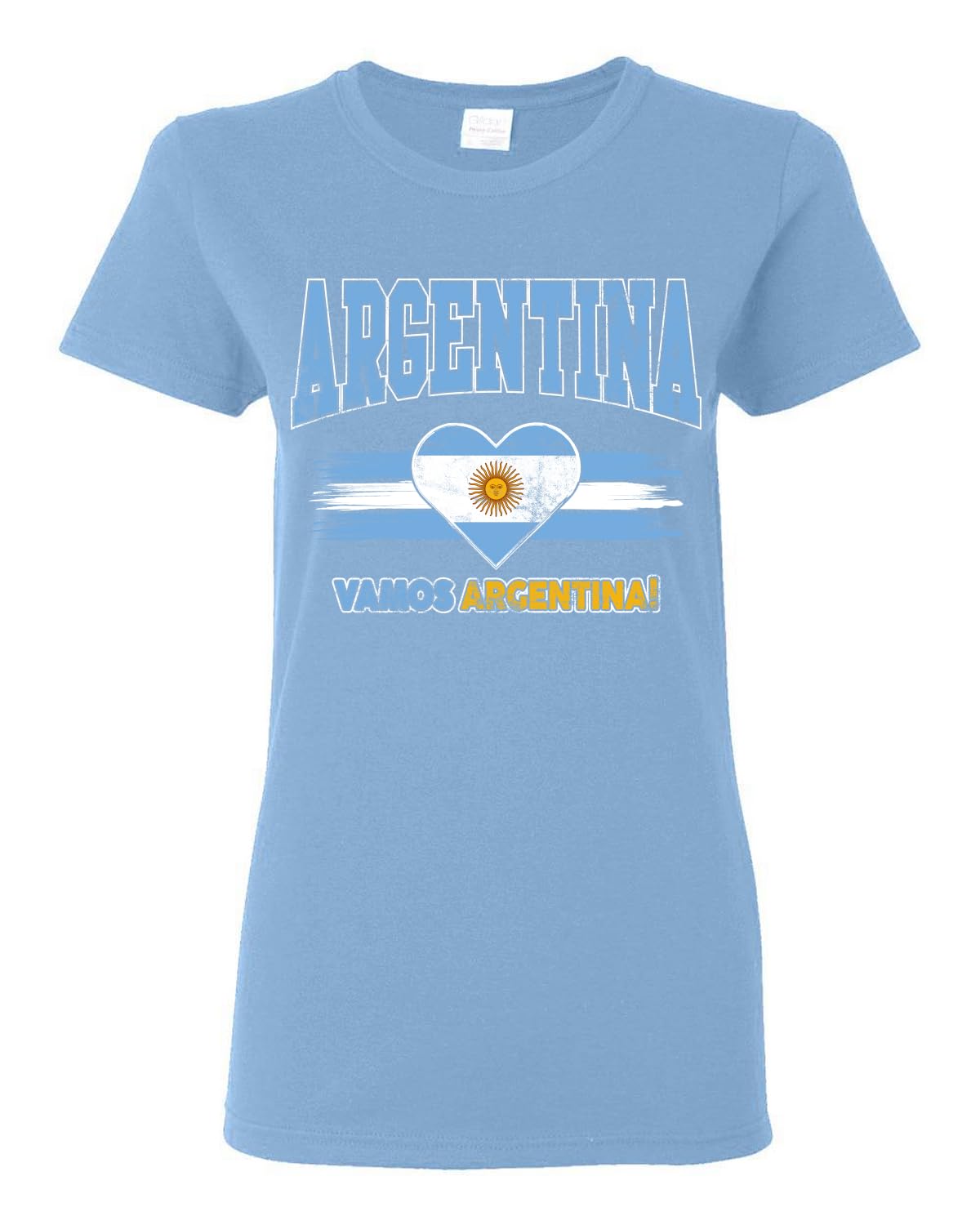 Flag Heart Soccer Fan | Women's Novelty Shirt | Game Day Gift for Her T-Shirt