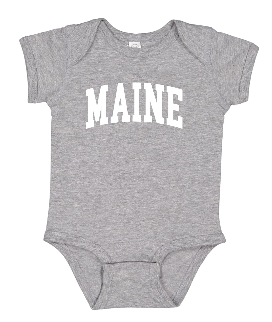 State of Maine College Style White Fashion Baby Creeper Boys Girls Infant Bodysuit