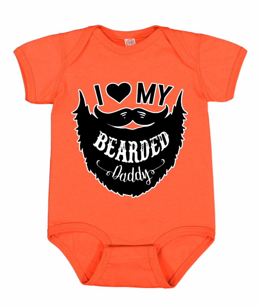 I Love My Bearded Daddy Funny Gift Idea Humor Baby Creeper Boys Girls Infant Bodysuit