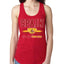 Flag Heart Soccer Fan, Women's Novelty Shirt, Game Day Gift for Her Racerback Tank Top
