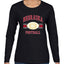 College Football Fan Vintage American Team Design, Retro USA Sports Women's Long Sleeve T-Shirt