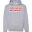 Drunkin' Grownups America Runs on Alcohol Parody Humor Unisex Hoodie Sweatshirt