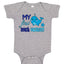 My First Beach Vacation Funny Cute Whale Humor Baby Creeper Boys Girls Infant Bodysuit