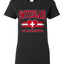 Flag Heart Soccer Fan | Women's Novelty Shirt | Game Day Gift for Her T-Shirt