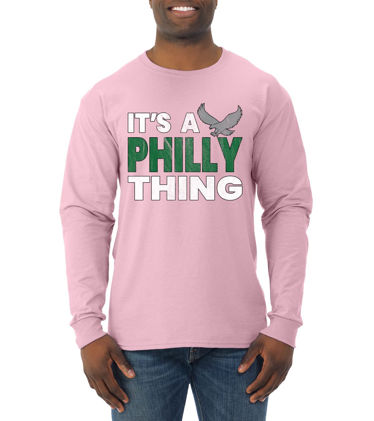 Phil Fan Fantasy Football Sports Mens Long Sleeve Shirt