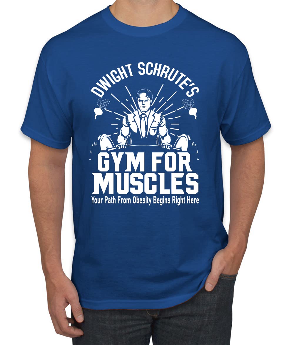 Dwight Schrute's Gym for Muscles Pop Culture Men's T-Shirt