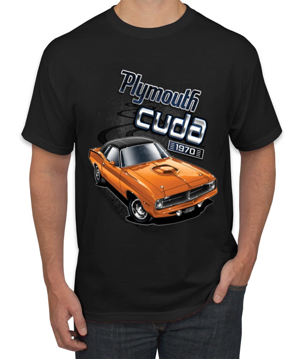 Plymouth Cuda 1970 Vintage Classic American Made Cars and Trucks Men's Graphic T-Shirt