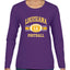 College Football Fan Vintage American Team Design, Retro USA Sports Women's Long Sleeve T-Shirt