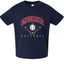 American Baseball Fan Vintage Distressed Field Sports Toddler Crew Graphic T-Shirt