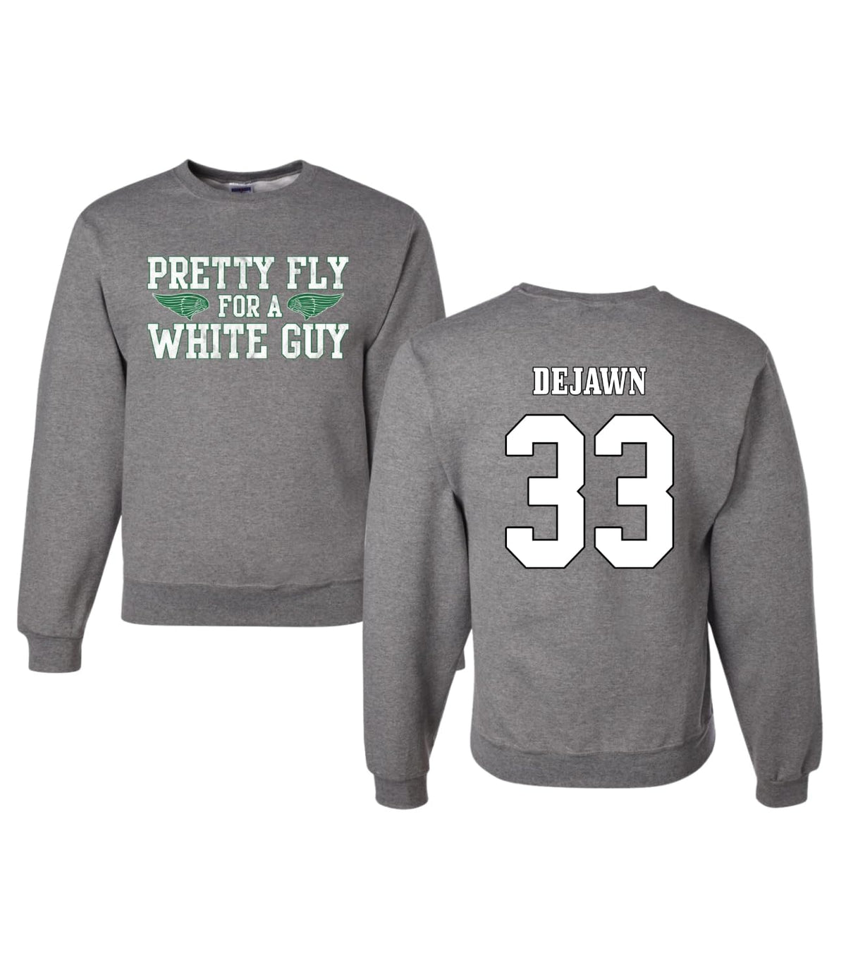 PHI Fantasy Football Sports Fan Pullover Soft Cotton Blend Graphic Unisex Crewneck Sweatshirt
