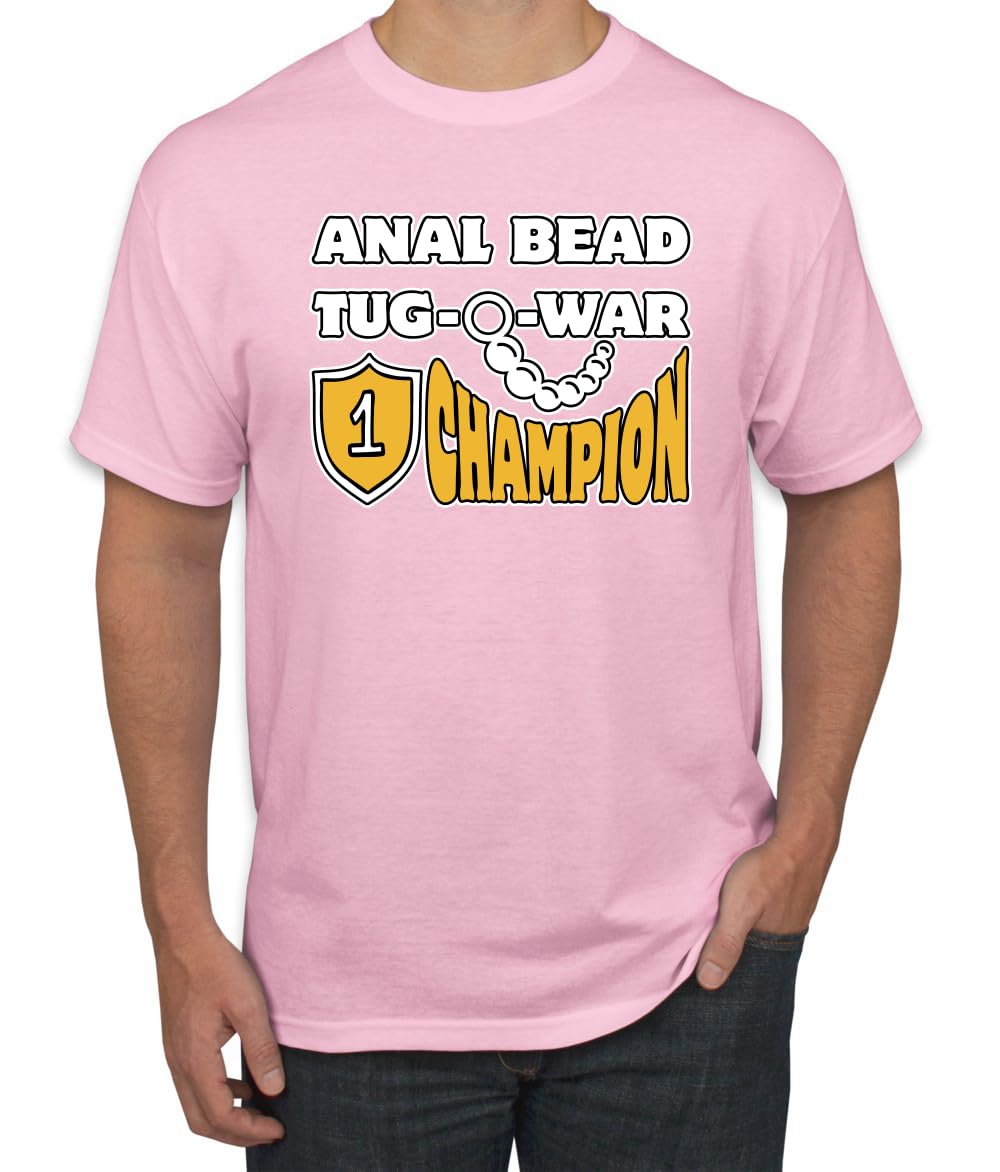 Anal Bead Tug O War Champion Funny Adult Humor Men's T-Shirt
