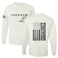 Freedom Cross, Christian Patriotic Men's Long Sleeve Shirt, Charlie Kirk Merch