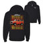 US Flag Ford Bronco Cars and Trucks Front and Back Graphic Zip Up Hoodie Sweatshirt