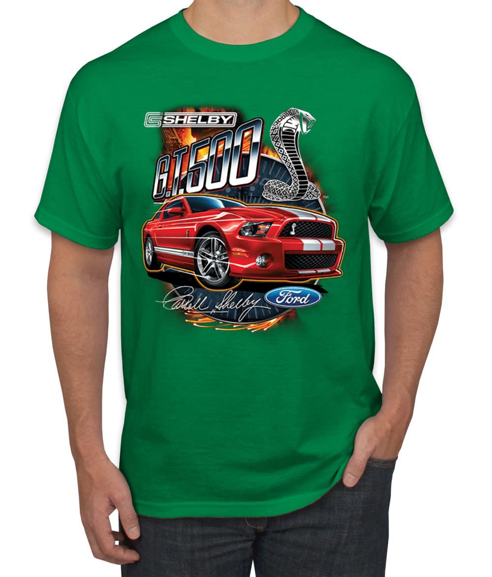 Shelby GT500 Cobra Official Ford Motors Design Cars and Trucks Men's Graphic T-Shirt