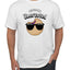 Unbothered and Uncrusted Funny PB&J Sandwich Sunglasses Humor Men's T-Shirt