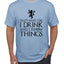 I Drink and I Know Things Tyrion GOT Black Pop Culture Men's T-Shirt