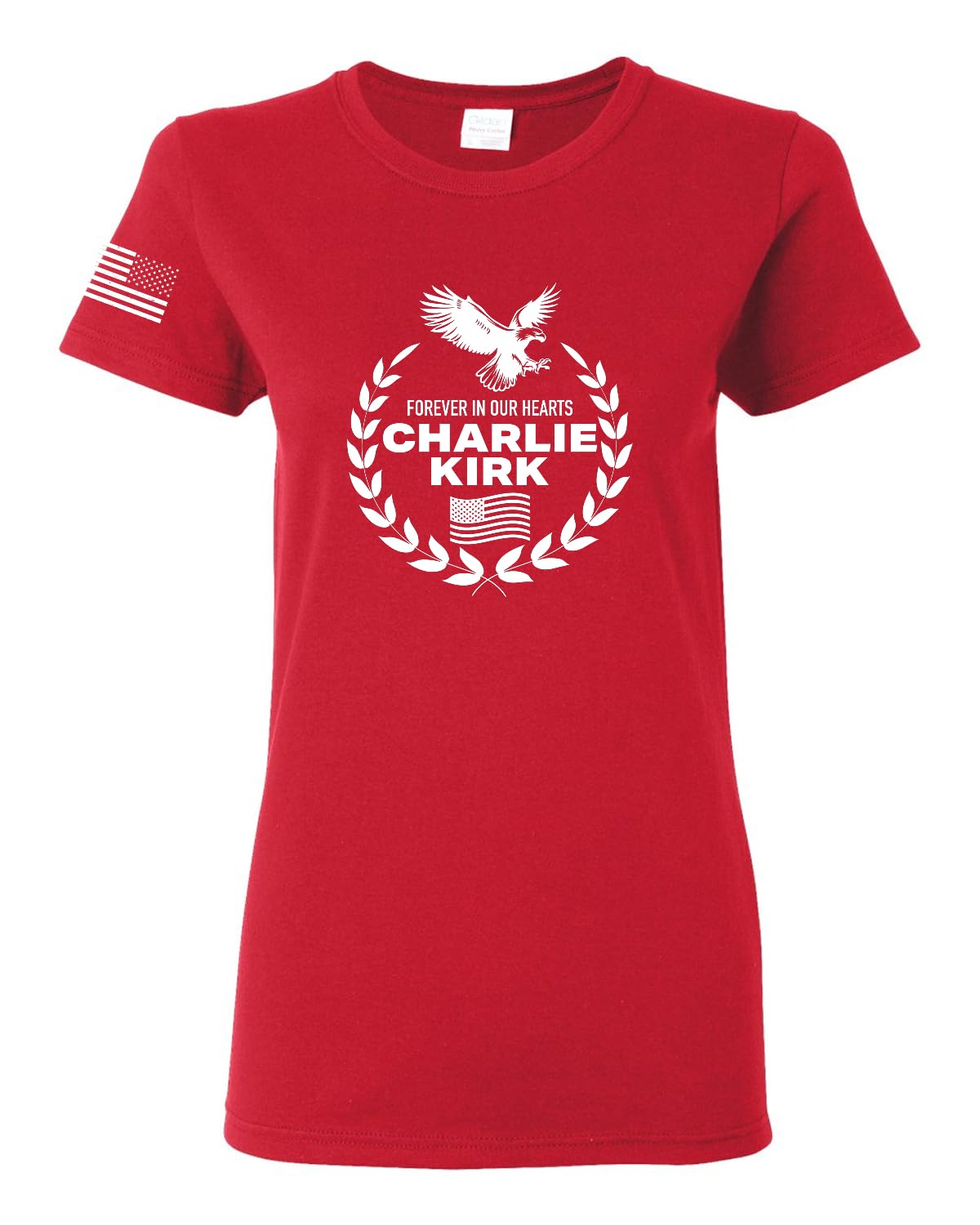 Freedom God Family Patriotism Shirt, Christian Conservative Tee for Women, Women's Graphic T-Shirt