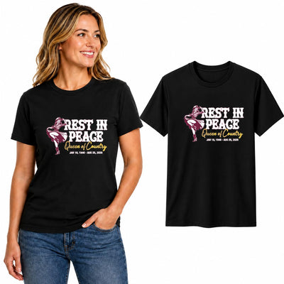Queen of Country RIP Tee Memorial Tribute Pop Culture Men's T-Shirt