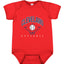 American Baseball Fan Vintage Distressed Field Sports Gift Baby Short-Sleeve Bodysuit