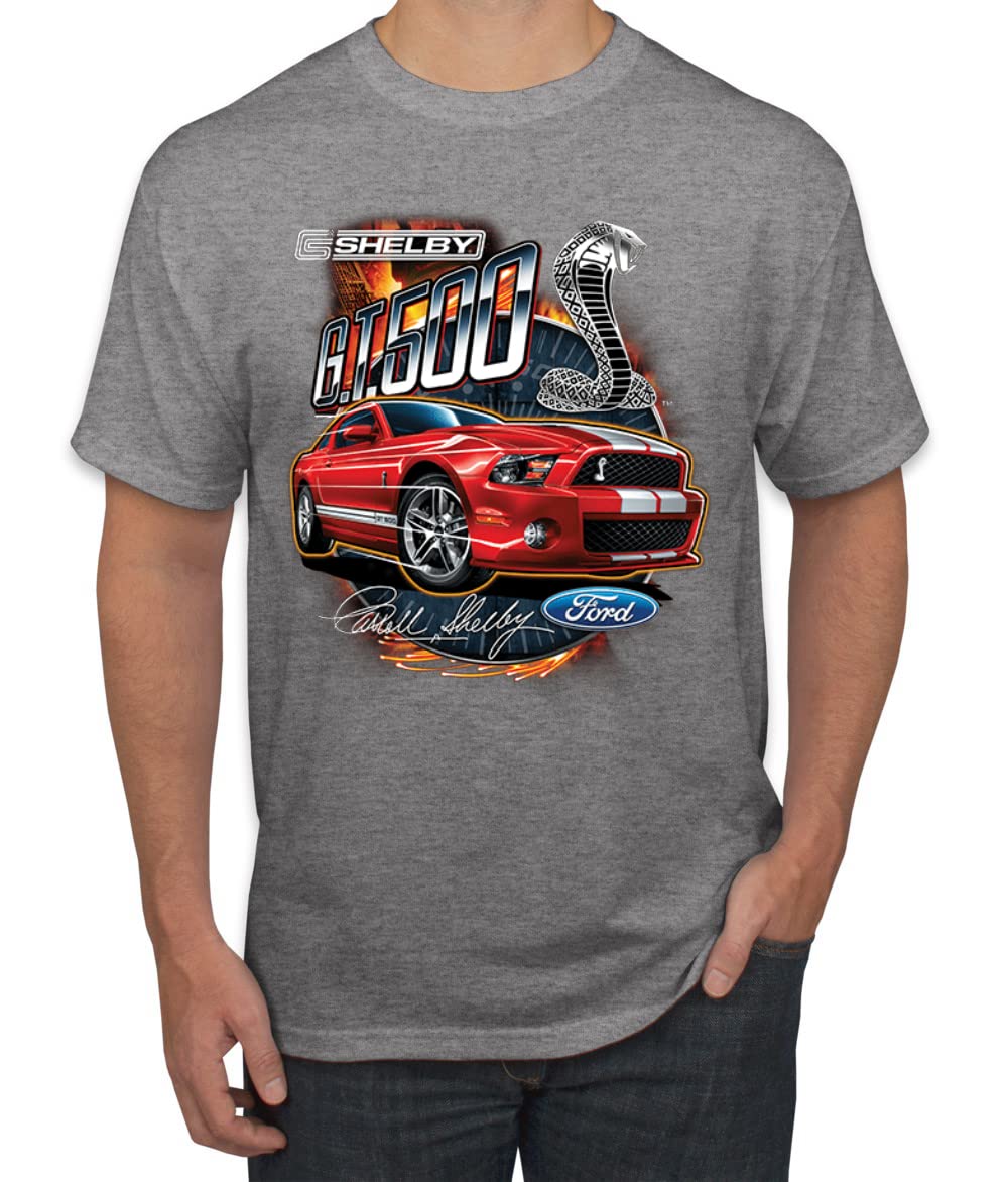 Shelby GT500 Cobra Official Ford Motors Design Cars and Trucks Men's Graphic T-Shirt