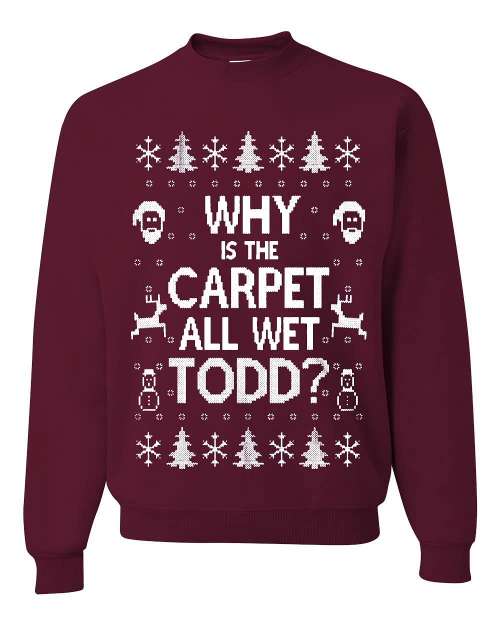 I Don't Know Margo Ugly Christmas Sweater Unisex Crewneck Sweatshirt
