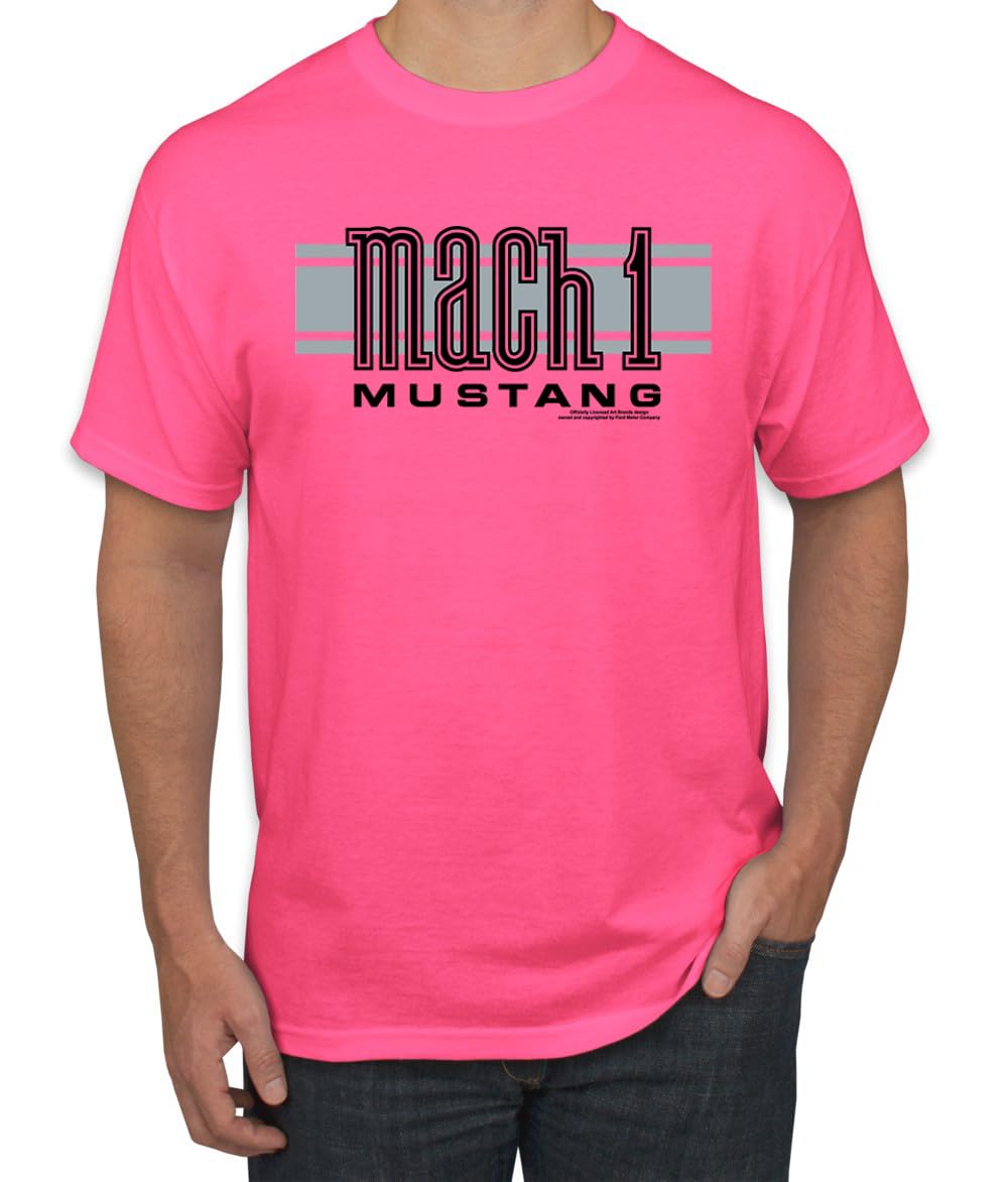 Mach 1 Ford Mustang Classic Racing Stripe Logo Cars and Trucks T-Shirt