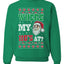 Where my Hos At Santa Ugly Christmas Sweater Unisex Crewneck Sweatshirt