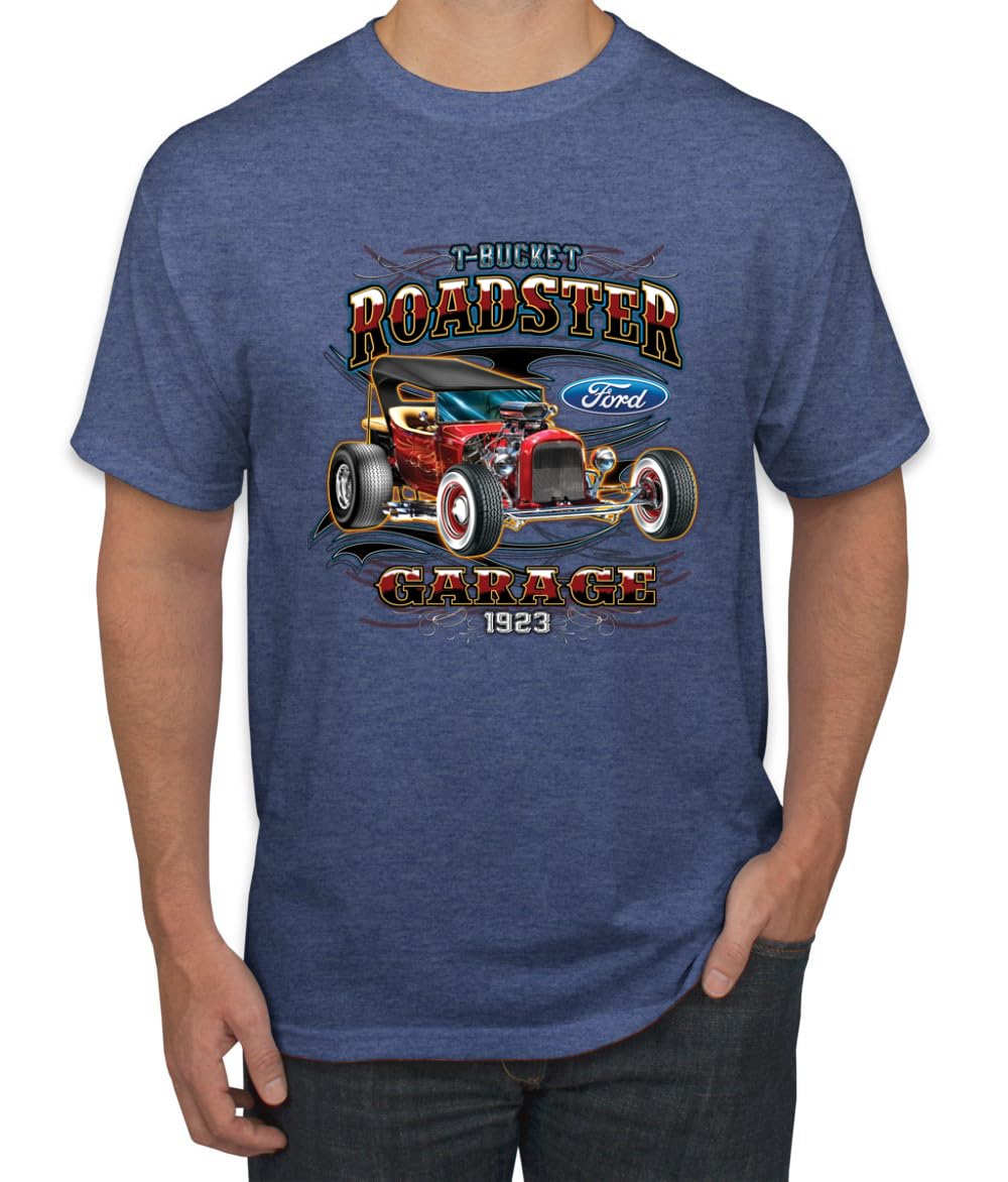 Ford Retro T-Bucket Roadster 1923 Vintage Garage Motors Cars and Trucks Men's T-Shirt