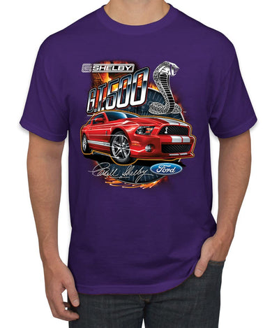 Shelby GT500 Cobra Official Ford Motors Design Cars and Trucks Men's Graphic T-Shirt