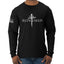 Redeemed Cross Jesus Christ Nails  Inspirational/Christian Mens Long Sleeve Shirt