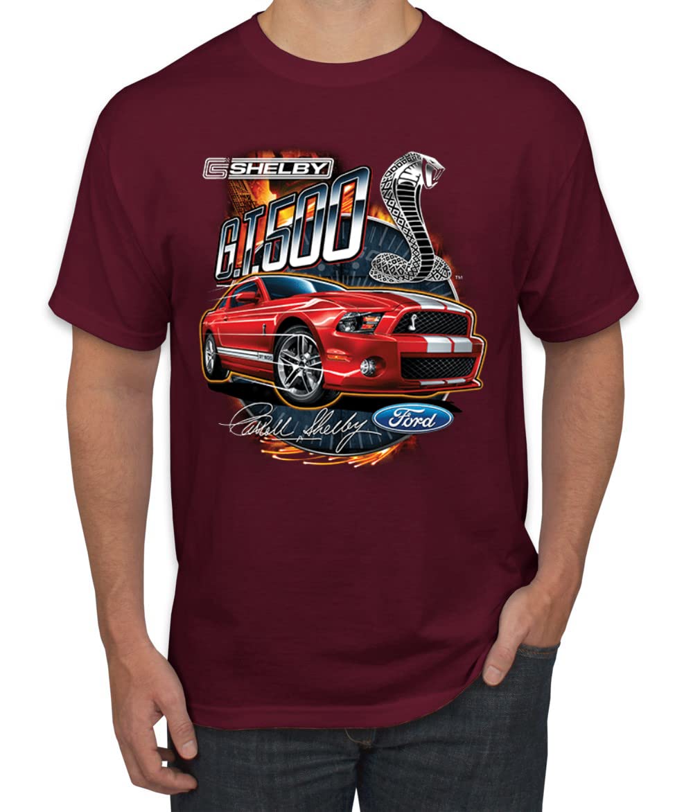 Shelby GT500 Cobra Official Ford Motors Design Cars and Trucks Men's Graphic T-Shirt