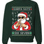 Santa Says Six Seven 6 7 Ugly Christmas Sweater Unisex Xmas Crewneck Sweatshirt